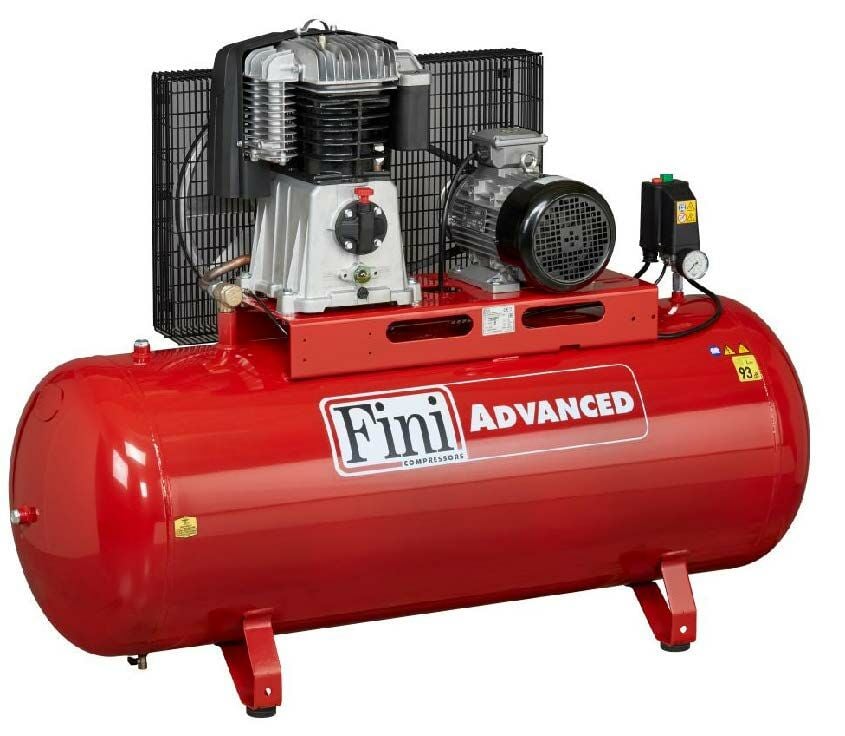 Fini BK119-500F-10T Pistonlu Kompresör – 500 lt | 7.5 hp – Trifaze Yağlı Tip Kompresör