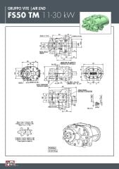 Fini FSN FS50 Vida – 11 / 30 kW | Air End – Kompresör Vida Grubu