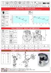 Fini MK113 Piston Kafa – 4 kW / 5.5 HP | Tek Kademeli Kompresör Kafası – #41P0028SGL