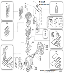 Fini FSN BK113 Piston Head – 4 kW / 5.5 HP | Dual Stage Compressor Head – #BU000A