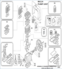 Fini FSN BK114 Piston Head – 4 kW / 5.5 HP | Dual Stage Compressor Head – BZ0000A