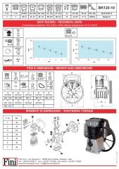 Fini FSN BK120 Piston Kafa – 7.5 kW / 10 HP | Çift Kademeli Kompresör Kafası – BT0000A