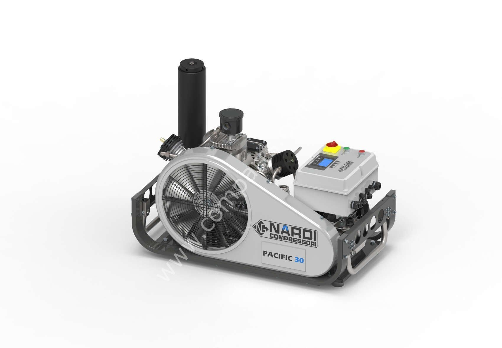 Nardi Pasific E 23 A Yüksek Basınç Kompresör – 5.5 hp / 230 l/dk / 225 Bar