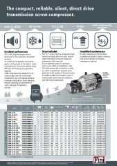 Fini Cube 7.5-10 Vidalı Kompresör – 7.5kW / 10hp – 10 Bar – V51PO92TRC643