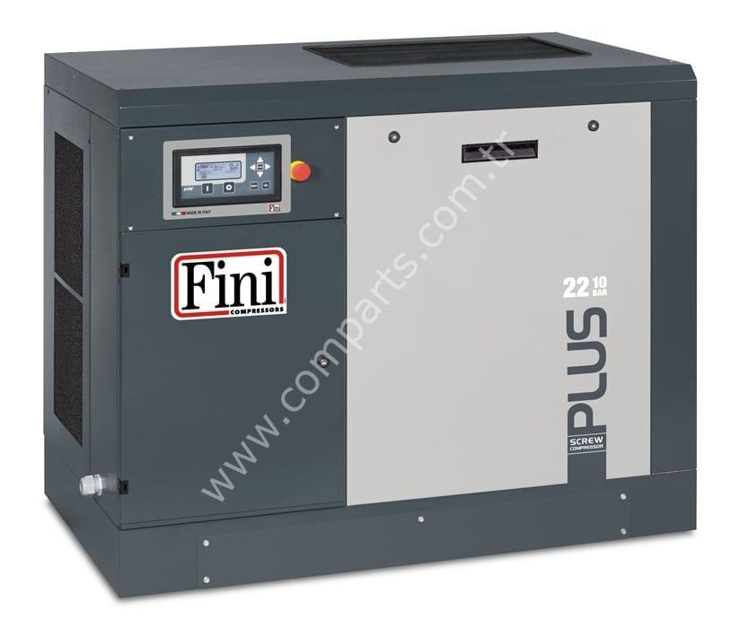 Fini Plus HT 22-08 Vidalı Kompresör – 22kW / 30hp – 8 Bar – Belt Drive