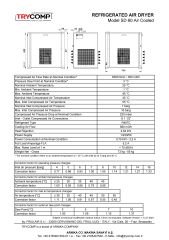 TRYCOMP SD60 Gazlı Hava Kurutucu – 6 m³/min Kapasite