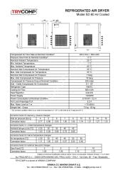 TRYCOMP SD60 Gazlı Hava Kurutucu – 6 m³/min Kapasite