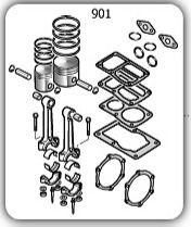 9434B19 MPK Piston-Conrod K50 – Piston ve Kol Yatak Takımı