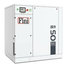 Fini- OS 3,7-10 Yağsız Vidalı Kompresör/ Güç: 3,7kW-5hp  Kapasite: 345l./min. Bar:10 Ebat: 940*77*103 Ağırlık: 161KG  İtalyan menşe.