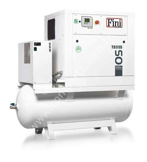 Fini - OS 5,5-08-270 ES Yağsız Vidalı Kompresör / 5,5 kW - 7,5 Hp