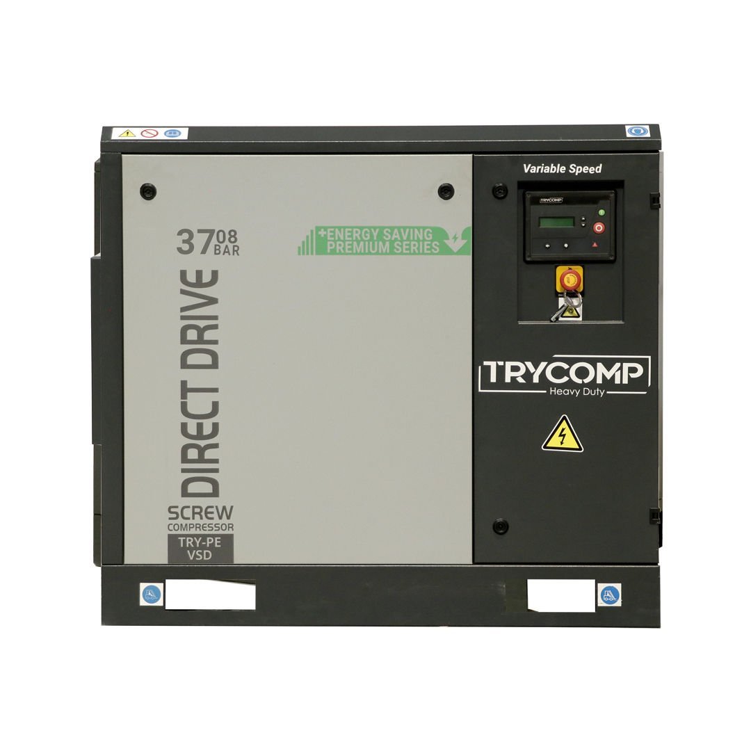 TRYCOMP TRYDVS-PM 37 / 50 Hp – 37 kW PM Motorlu Kompresör | Permanent Magnet Screw Compressor