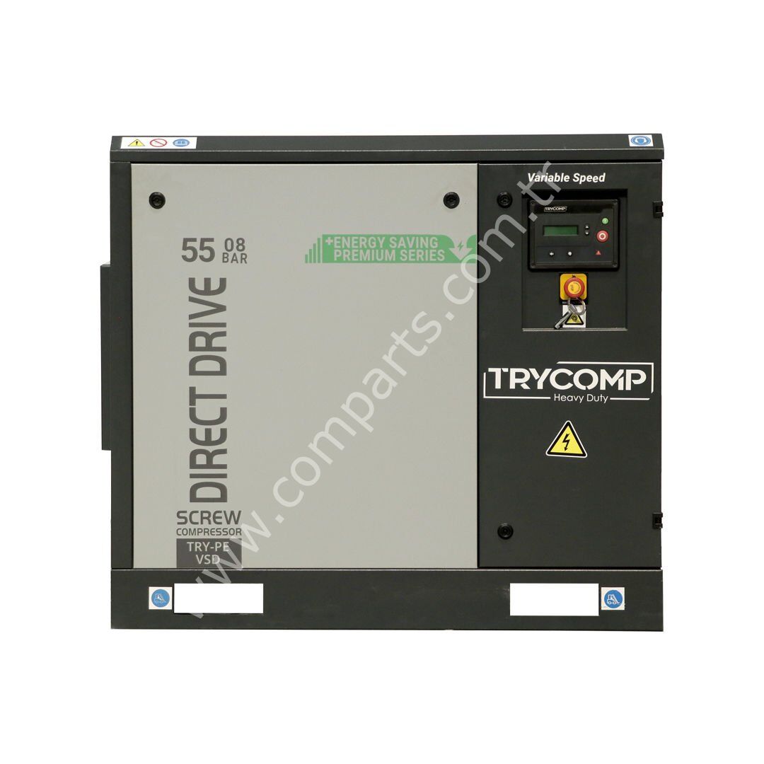 TRYCOMP TRYDVS-PM 55 /75 Hp-55 kW PM MOTORLU KOMPRESÖR