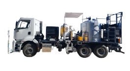 Airspray Termoplastik Yol Çizgi Kamyonu Üst Yapısı