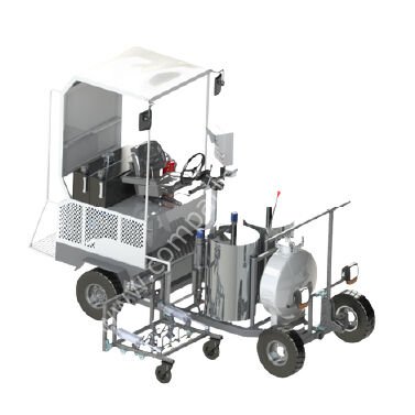 Airless Kendinden Yürüyüşlü Yol Çizgi Makinesi