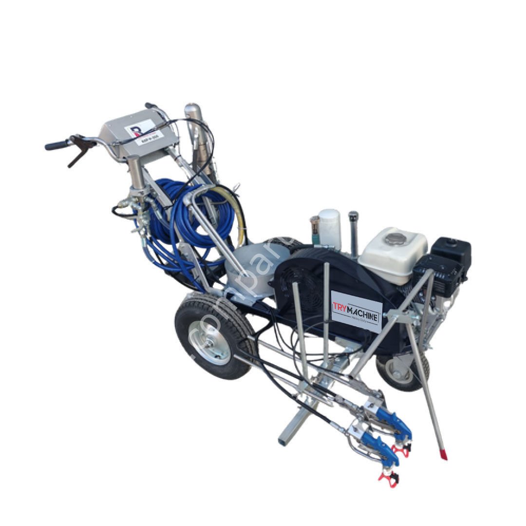 Havasız Soğuk Elle İtmeli Yol Çizgi Makinesi