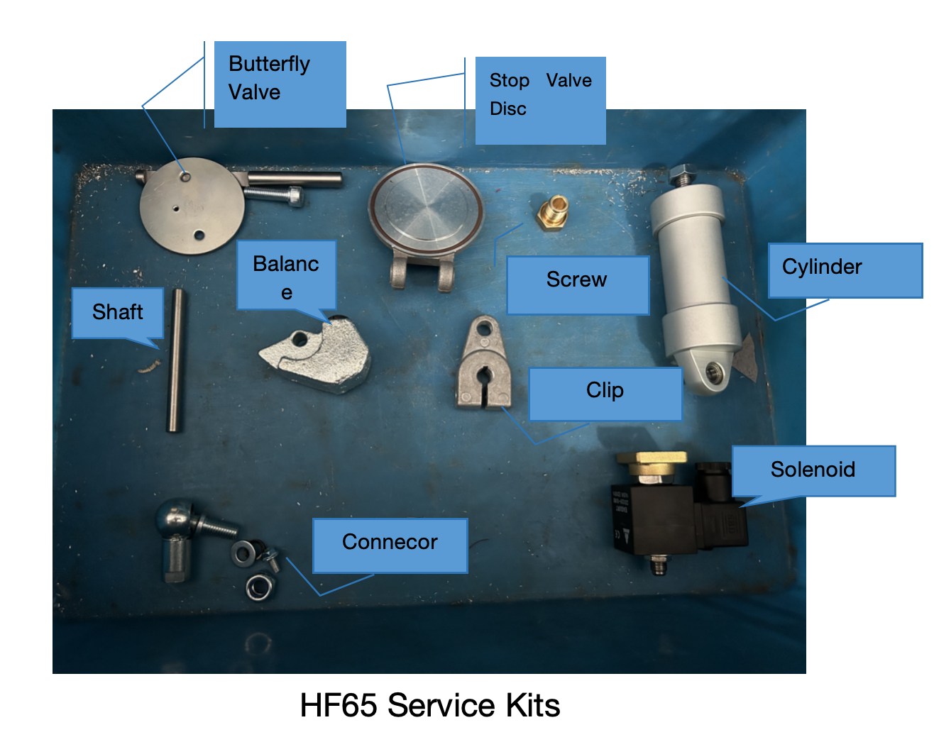 HF65 Emiş Valfi Servis Kiti – Kompresör Yedek Parça ve Bakım Seti