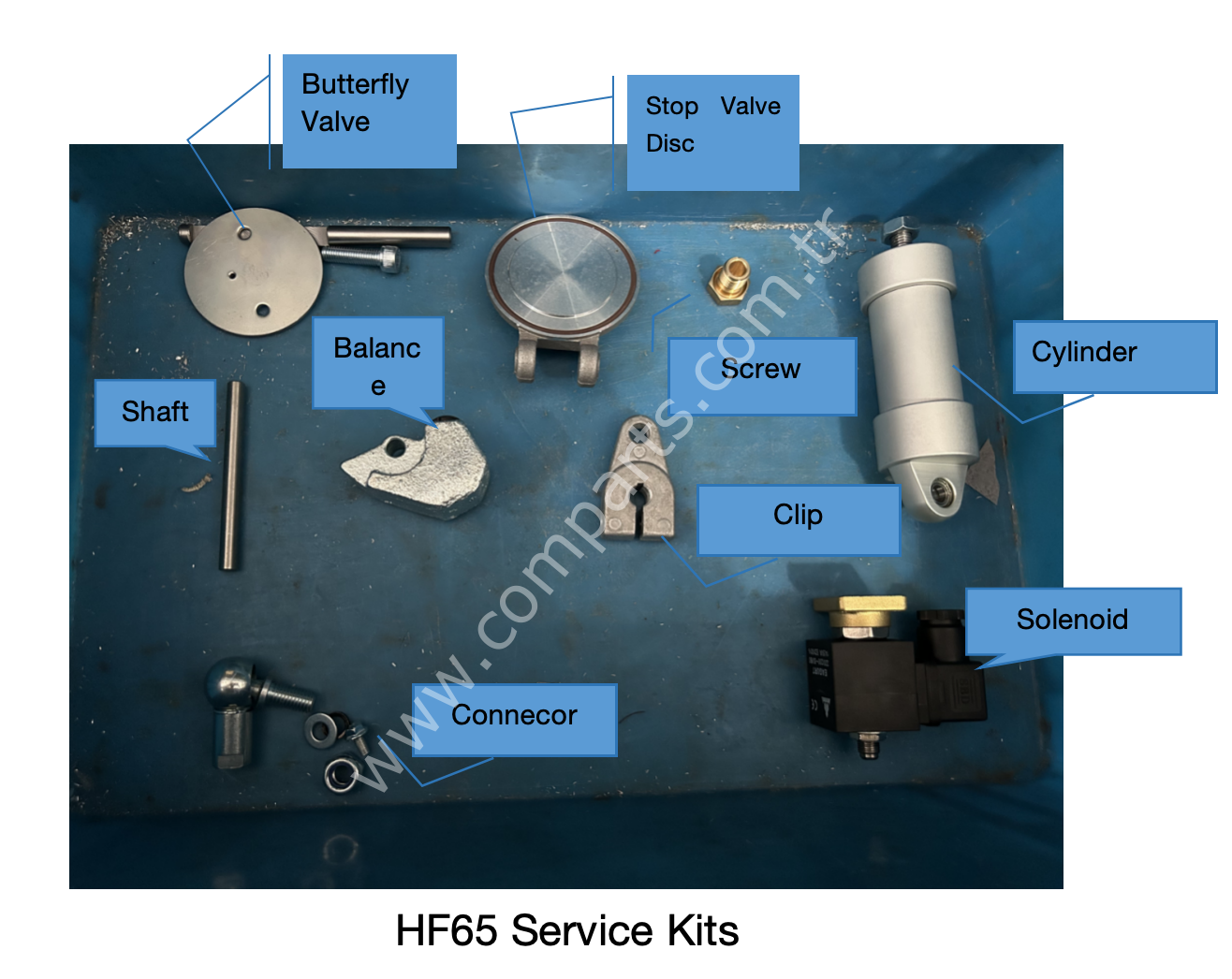 HF65 Emiş Valfi Servis Kiti – Kompresör Yedek Parça ve Bakım Seti