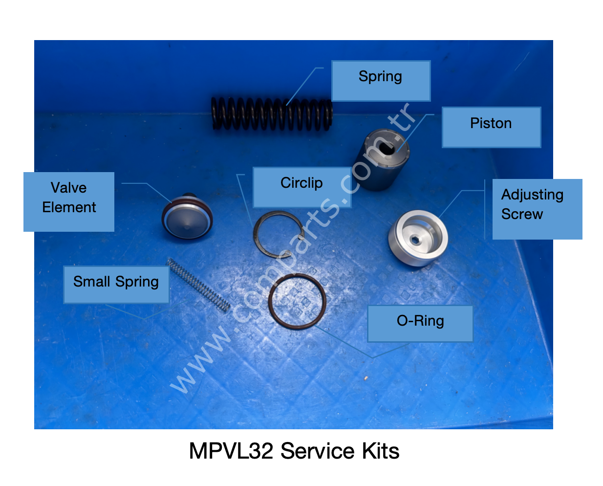 MPVL40 Servis Kiti – Minimum Basınç Valfi için Yedek Parça
