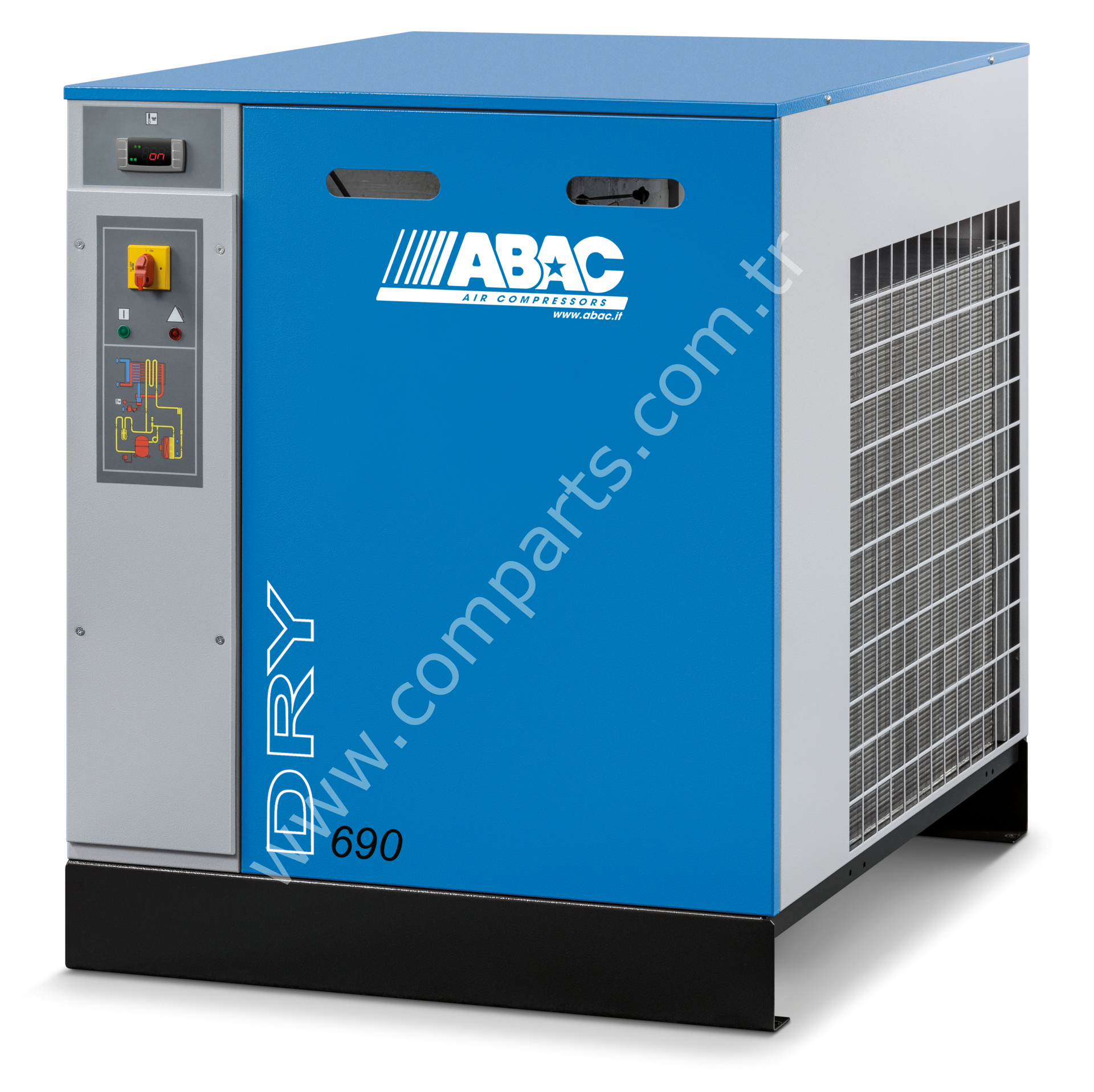 ABAC DRY690 Gazlı Hava Kurutucu – 11.5 m³/dk | Kompresör Sistemleri için Nem Alma Ünitesi