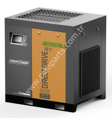 TRYCOMP TRY15TD 15 kW / 20 HP IE5 PM Motorlu Vidalı Hava Kompresörü