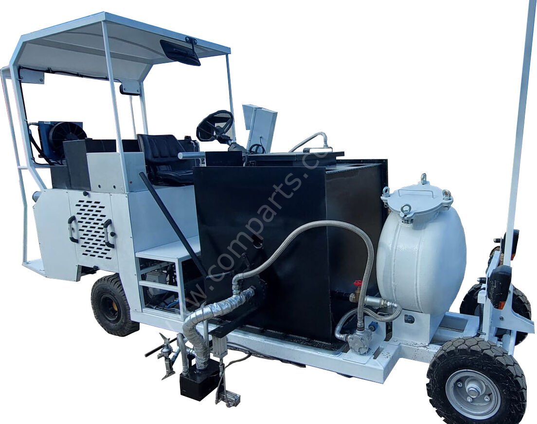 TRYRXP TH1000 Termoplastik Yol Çizgi Makinesi – Kendinden Yürür Tip (Extrude & Airspray)