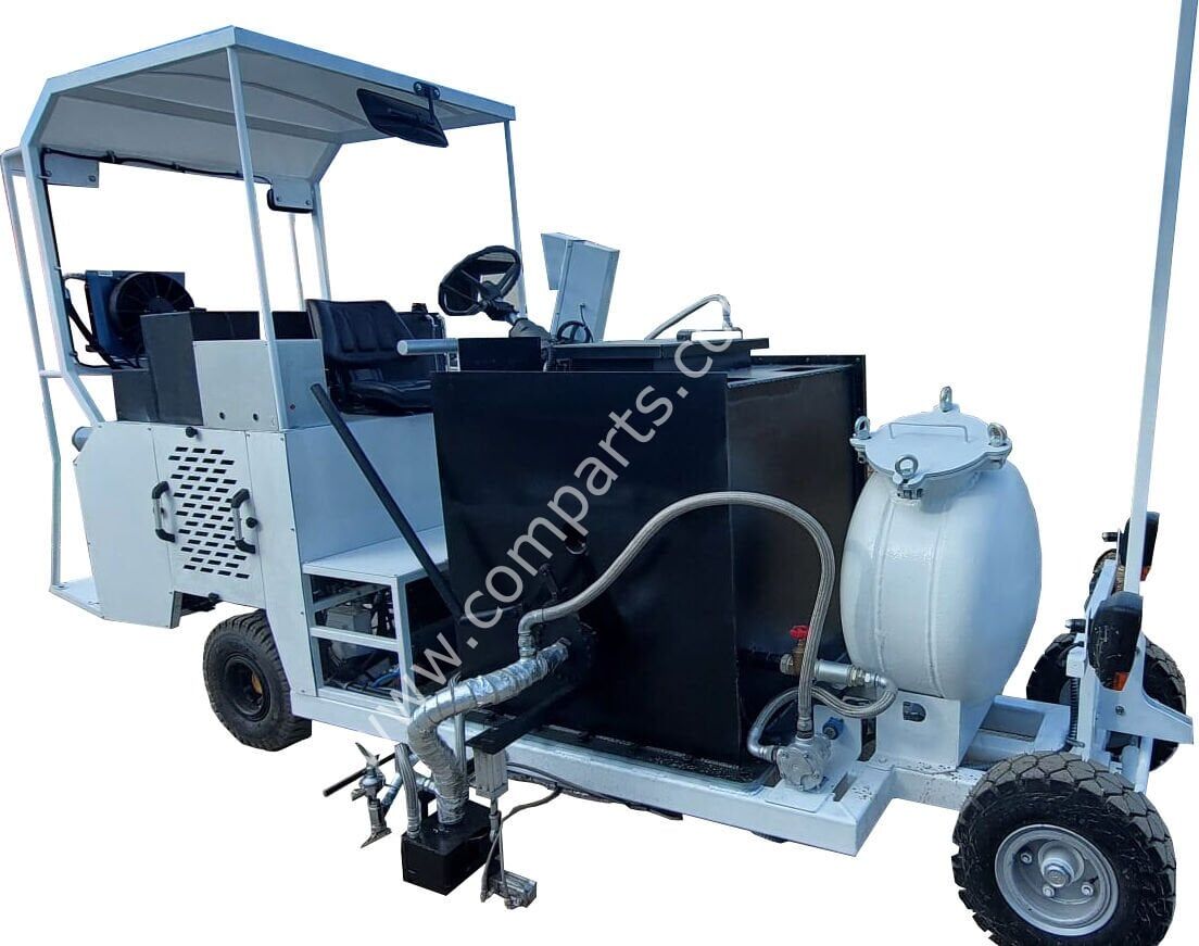 TRYRXP TH1000 Termoplastik Yol Çizgi Makinesi – Kendinden Yürür Tip (Extrude & Airspray)